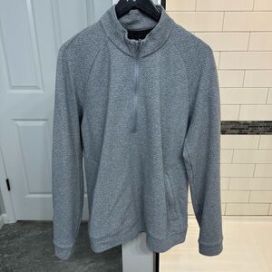 Lululemon Textured Double-Knit Cotton Half Zip
